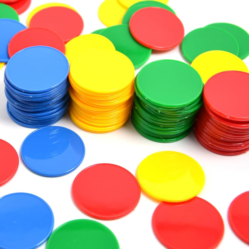 40PCS 37MM Plastic Poker Chips - Party Games Juegos De Mesa 评论和价格