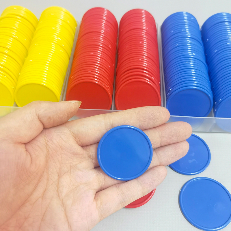 40PCS 37MM Plastic Poker Chips - Party Games Juegos De Mesa 评论和价格