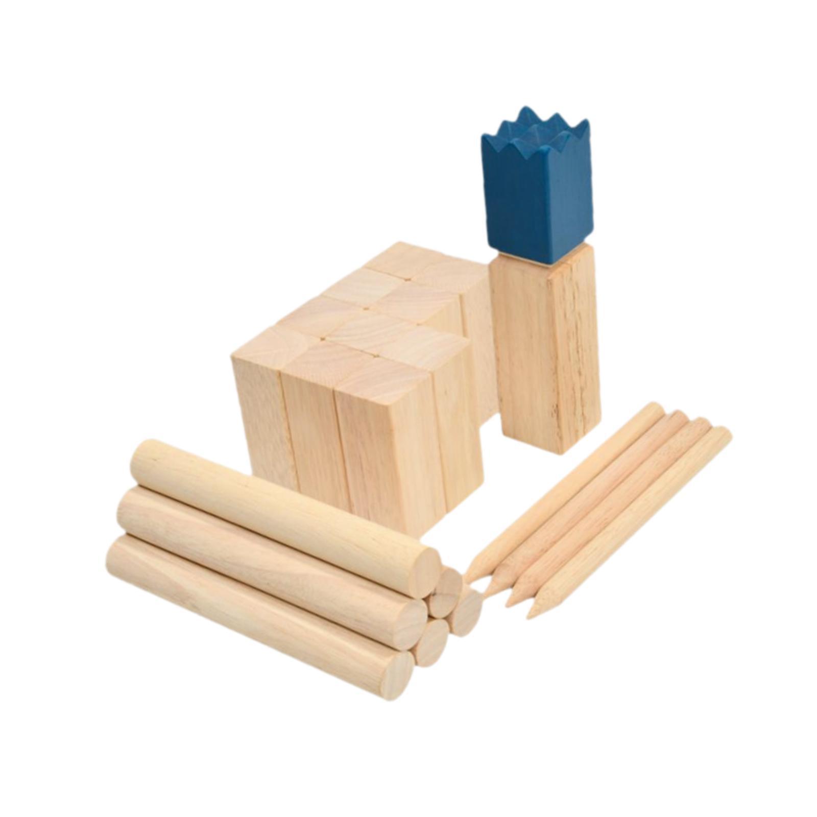 Premium Wooden Kubb Yard Game  - Kubb Game Yard 评论和价格