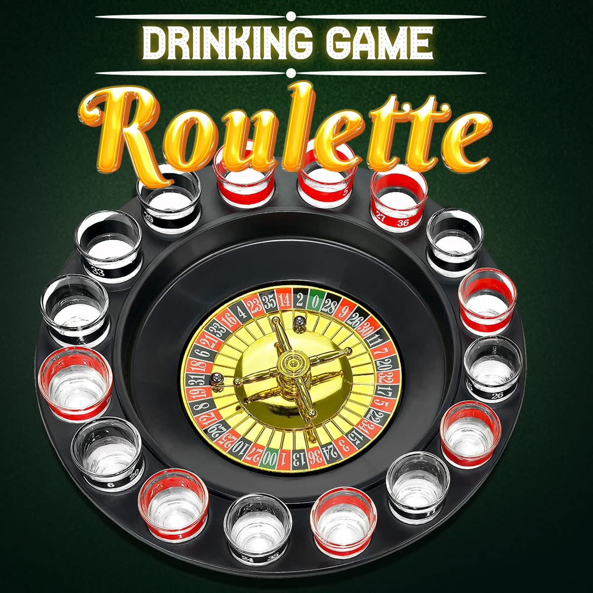 16 Cups Rotating Drinking Game - Party Games Juegos De Mesa 评论和价格
