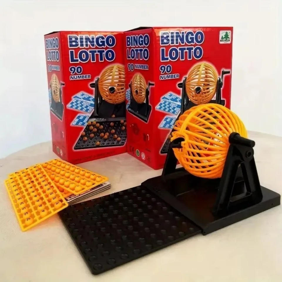Deluxe Bingo Game Set with Cag - Party Games Juegos De Mesa 评论和价格