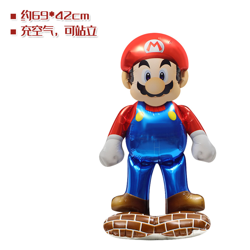 Cartoon Mario Bros Balloon Set - Party Games Mario 评论和价格