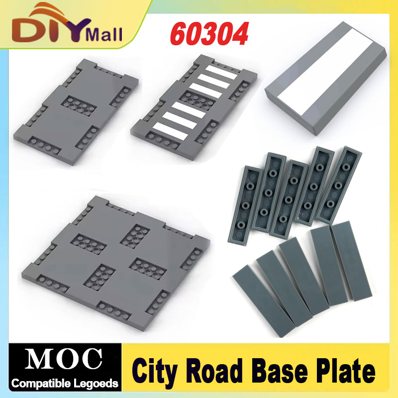 MOC City Road Baseplate Set Fl - Lego Set City 评论和价格