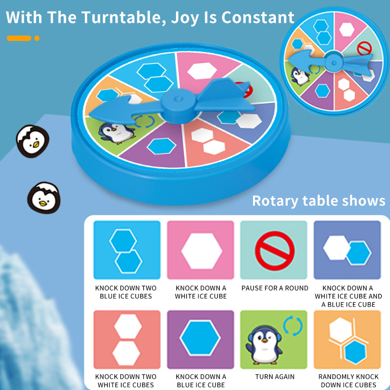 Mini Ice Breaking Penguin Frog - Party Games Jogos 评论和价格