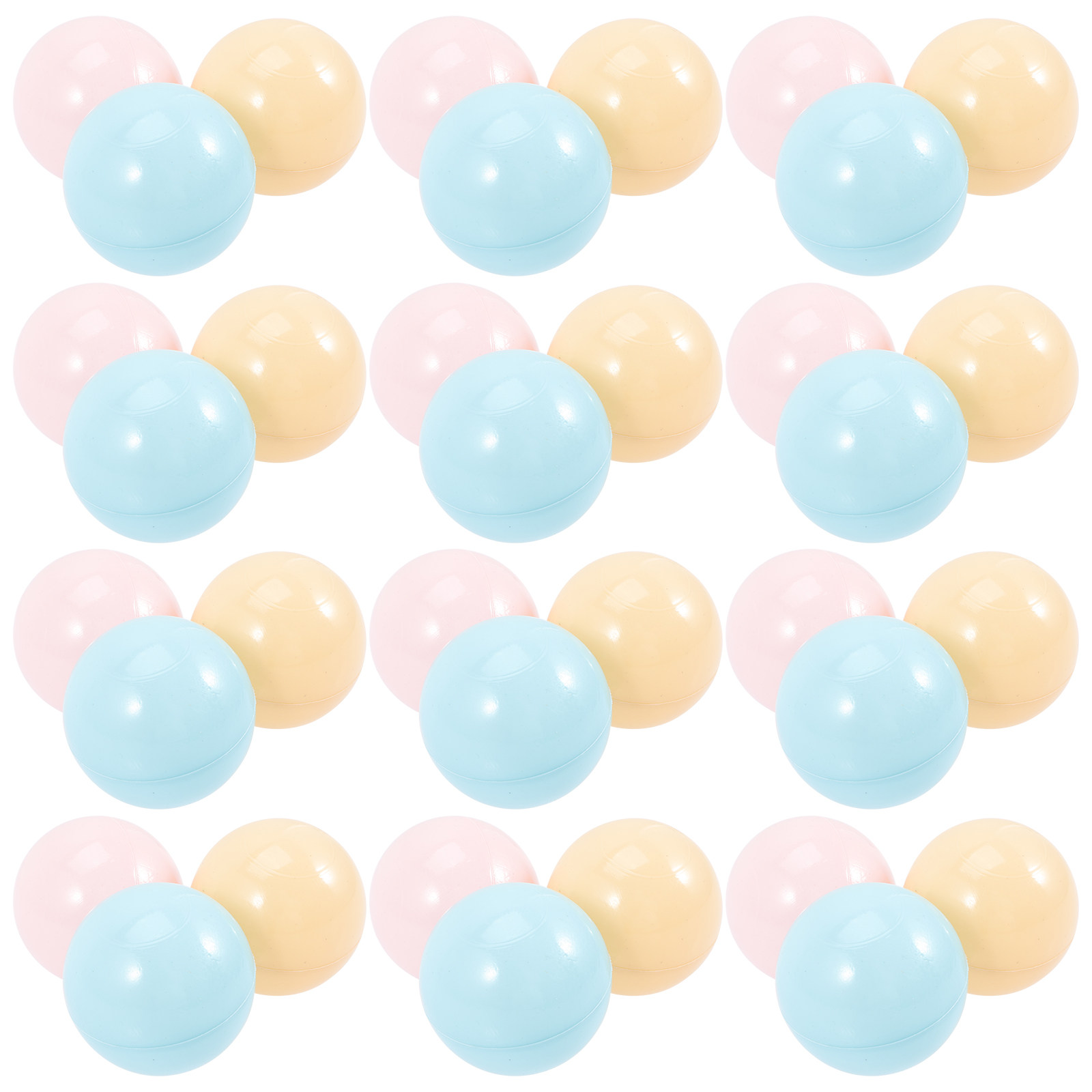 50Pcs Round Ocean Ball Pit Bal - Party Games Physical 评论和价格