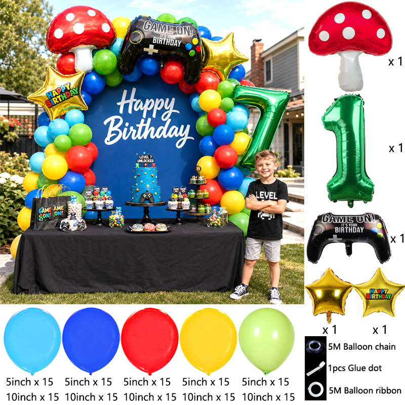Super Bros Birthday Balloon Bo - Party Games Mario 评论和价格