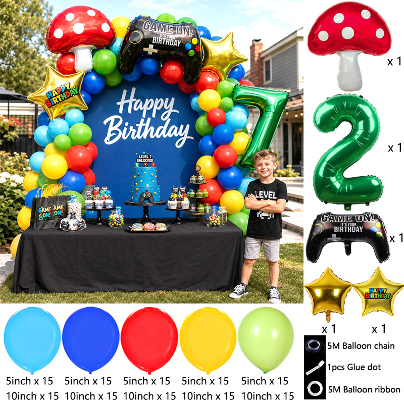Super Bros Birthday Balloon Bo - Party Games Mario 评论和价格