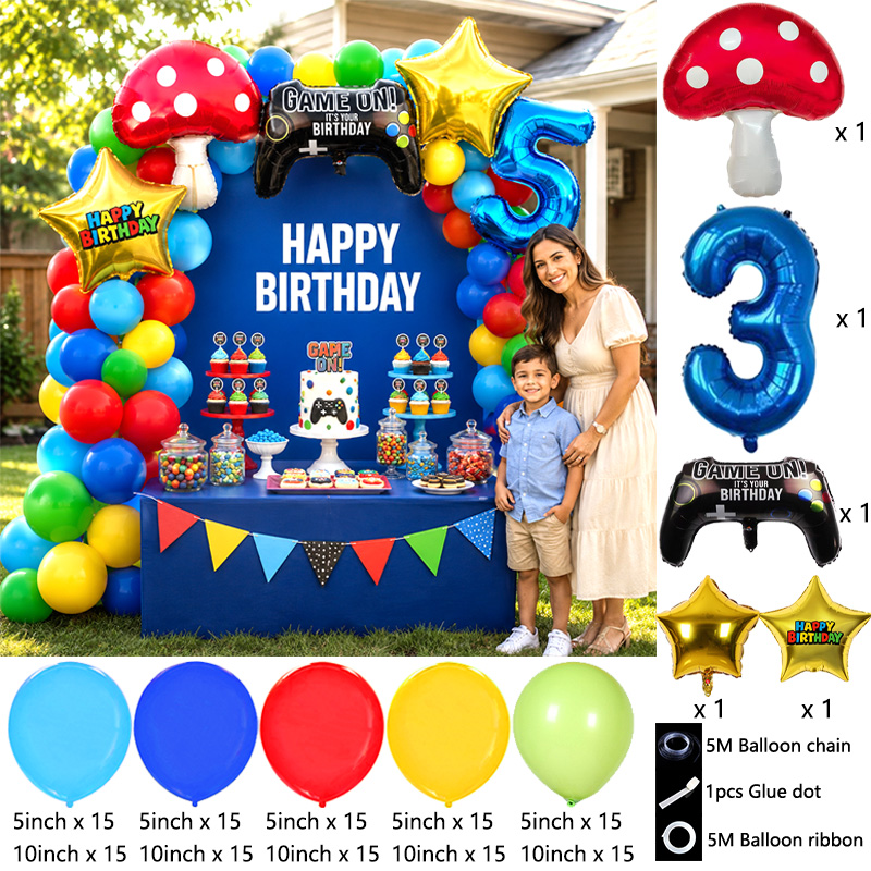 Super Bros Birthday Balloon Bo - Party Games Mario 评论和价格